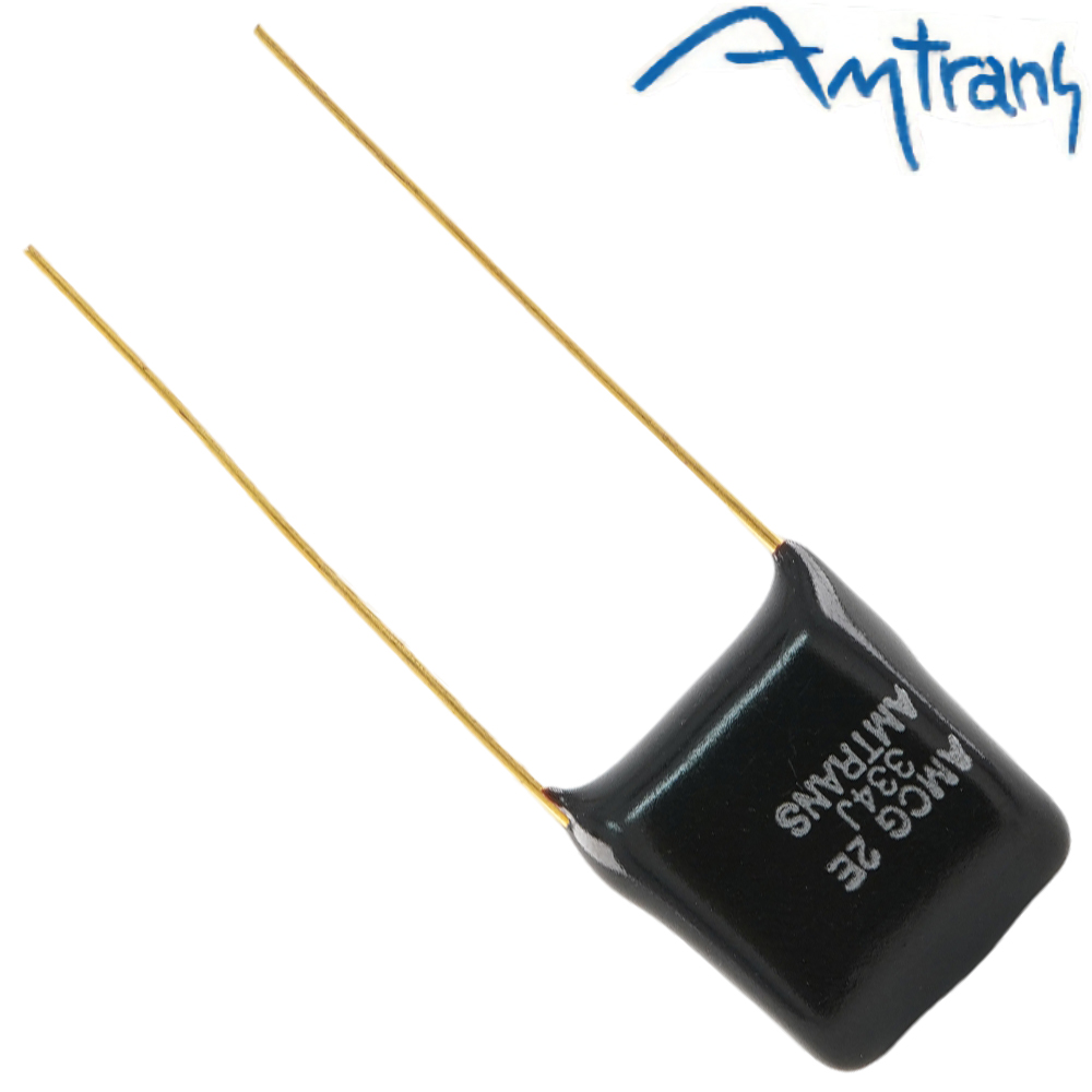 Mullard Tropical Fish Capacitors - 25pcs 0.33uF 250V Audio Grade 330nF Caps, USA Made